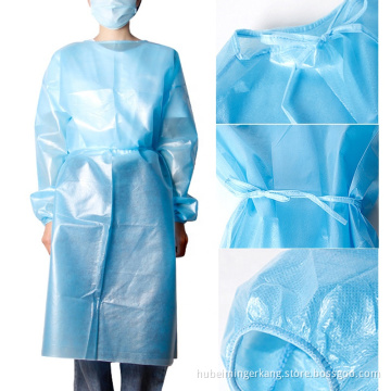 Disposable Nonwoven Medical Cheap PP Isolation Gown
